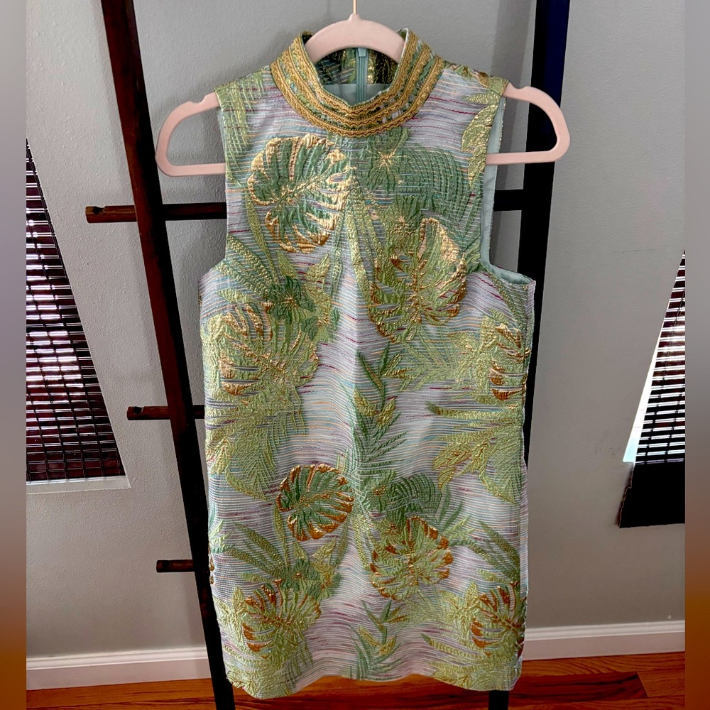 Alex Marie Savannah Mock Neck Dress sz 2